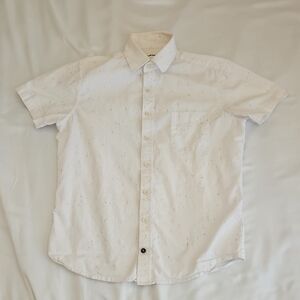 Taylor Stitch The Hawthorne Short Sleeve Button Down Shirt Size XS/ 36